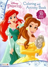 Disney Princess - Coloring Activity Book over 30 Stickers Included