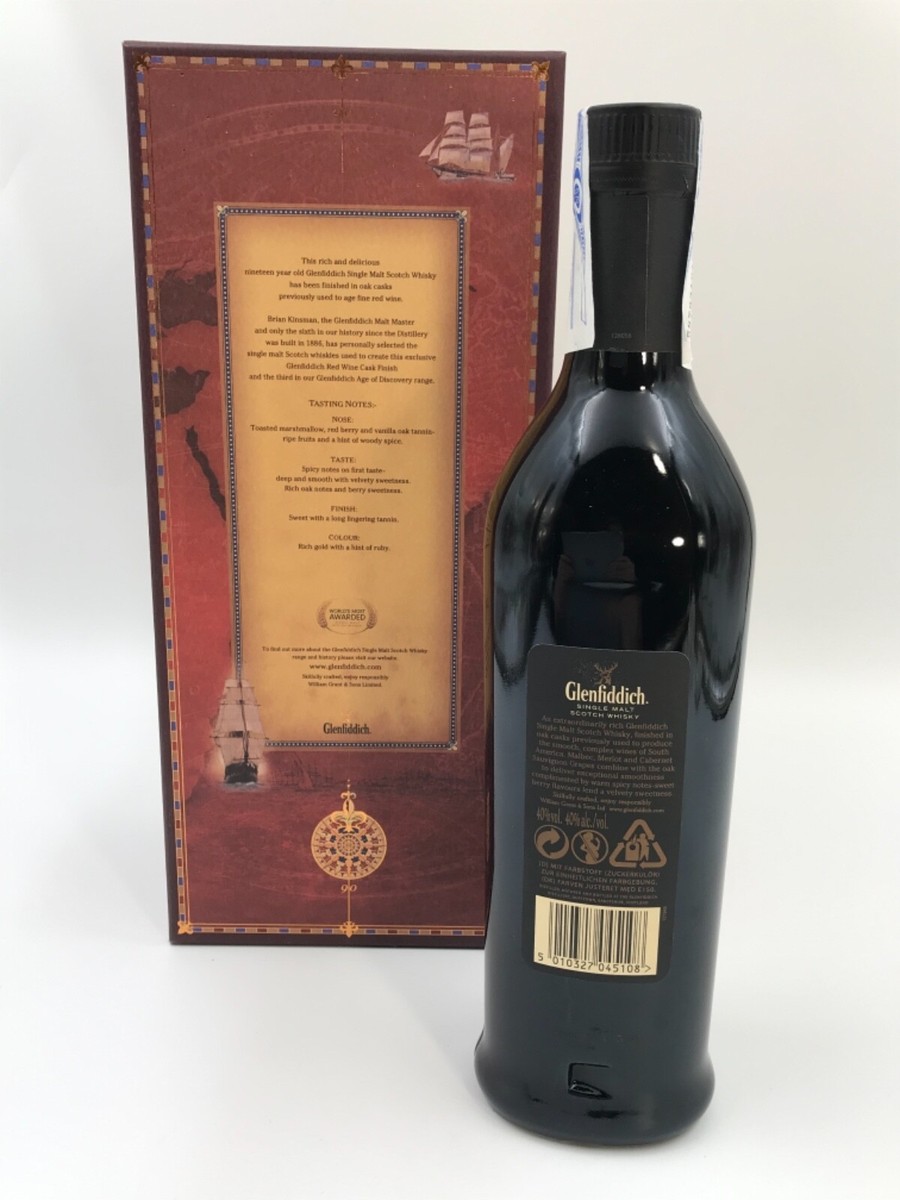 WHISKY GLENFIDDICH COLLECTION AGE OF DISCOVERY 19 YEARS MADEIRA