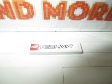 Lego 1x Tile Decorated 1x4 LEGO TECHNIC Logo Pattern 8071 2431pb531