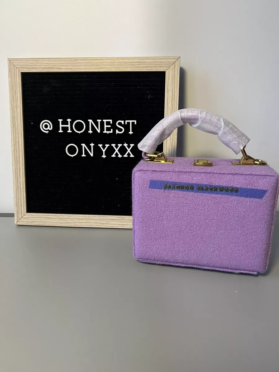 BRANDON BLACKWOOD Kendrick Trunk MINI Purple Terry Cloth