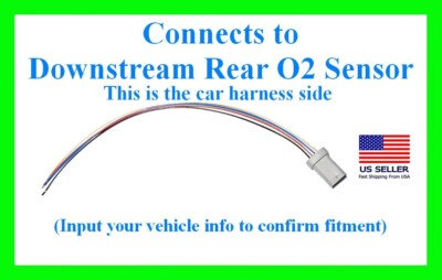 fit Dodge Downstream Rear Oxygen Sensor Connector Pigtail Plug Harness