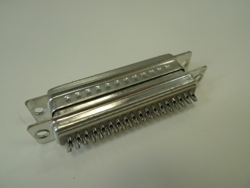 37 Way D-type D sub Male Female Connectors Gold plated Pins Solder Bucket Pins - Picture 8 of 13