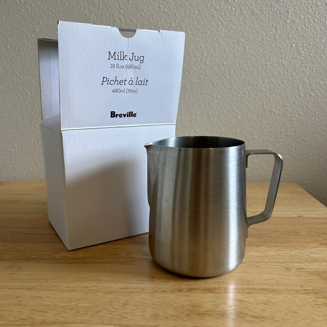Genuine Breville Stainless 16oz Milk Frothing Jug Pitcher Model