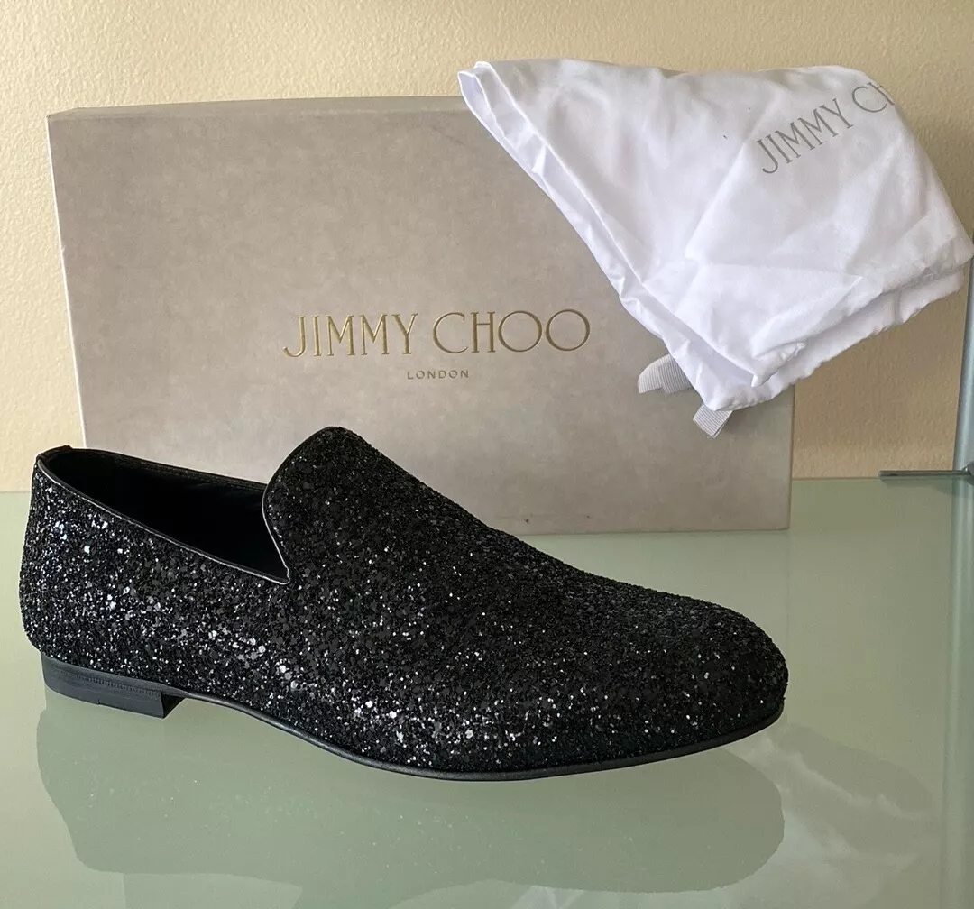 JIMMY CHOO SHOES/loafers wear w/tuxedo,jeans, suit, pants sz 9.5/42.5 ITALY |