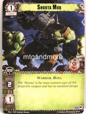 Warhammer 40000 Conquest LCG - Shoota Mob  #068 - Base Set