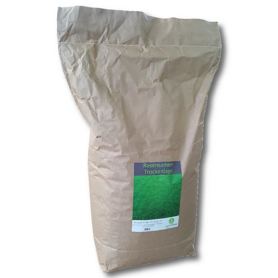 Graines à gazon pour zone sèche 10 kg Graines d’herbe Gazon Graines Pelouse - Photo 1/1