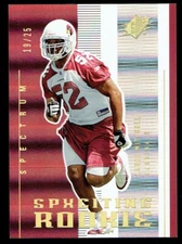 2005 Upper Deck SPX Lance Mitchell Spectrum Rookie RC Football Card 19/25