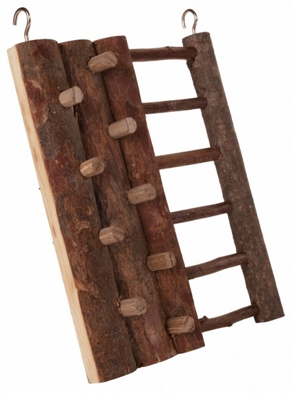 Hamster Toy CLIMBING WALL & LADDER Real Wood Wooden Toy Mouse Gerbil etc 16×20cm
