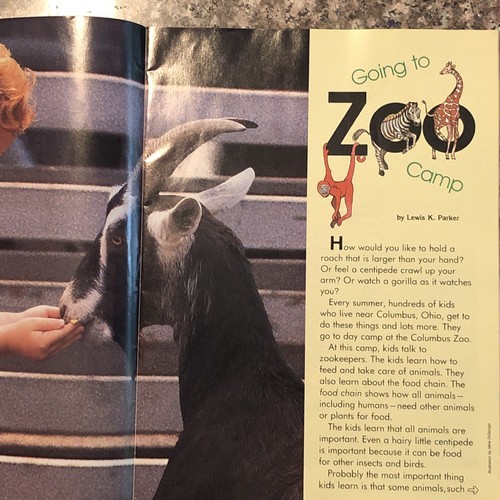 US Kids Weekly Reader Mag Milwaukee Circus Parade Columbus Zoo Camp July 1989 - Picture 6 of 12