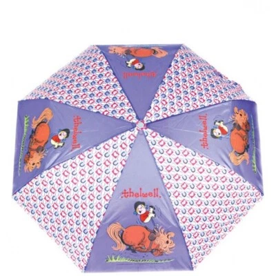 GRAYS THELWELL Umbrella horse umbrella horses purple Pony accessories kids brolly NEW