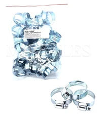 (Qty-50) 13/16" - 1-3/4" HOSE PIPE CLAMP Silicone/Radiator/Coolant Hose