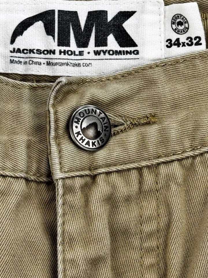 Мужские штаны Mountain Khaki Camber 34x32 хаки прямые штанины для походов на открытом воздухе - Изображение 2 из 4