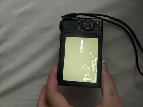 Canon PowerShot S110 Digital Compact Camera Black w/ Charger Battery