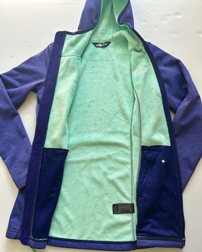 The North Face Women's Raschel Parka Hoodie Sweatshirt Jacket Purple SMALL - Picture 6 of 10