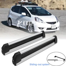 For Honda Jazz Fit  31.7'' Ski Snowboard Racks Mount Roof Top Carrier Car Rack