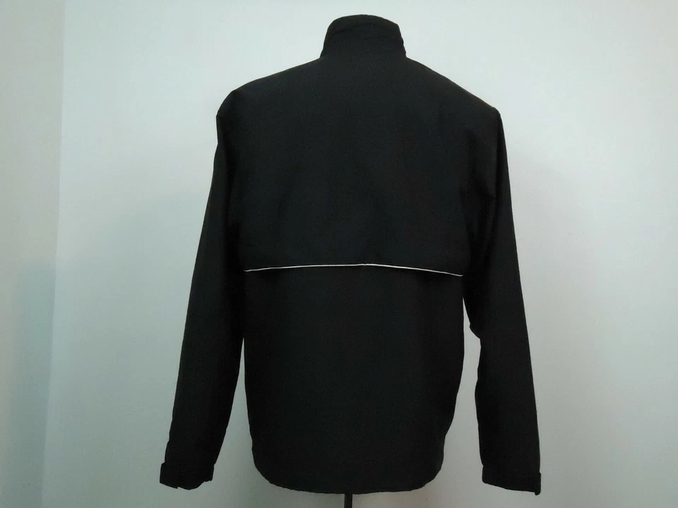 Tommy Armour Dri - Logic Hombre Chaqueta Negra Cremallera Completa Cuello Alto Talla S Foto 2 de 4