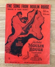 1953 Sheet music-Moulin Rouge "Where is Your Heart"