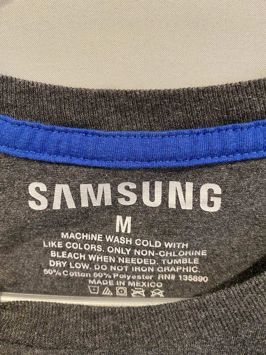 SAMSUNG Lifestyle Brand T-Shirt, Men's Size Medium,Charcoal Gray