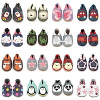 Dotty Fish Soft Sole Leather Baby Shoes Toddler Infant Girls/Boys 0-6mth- 4-5yrs