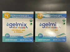 Gelmix Thickener 30 Single Serve Packets Organic Kosher. 2 Boxes!!