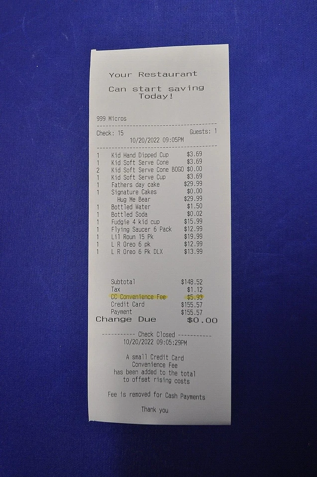 MICROS e7  PAY ZERO CREDIT CARD FEES!! - Works with all processors - SAVE$$$ - - Image 3 of 3