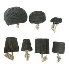 Sona 7 pc Abrasive Buffs Different Shapes & Styles 800 Grit  1/4" Shank Diamter