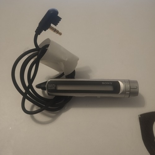 RM-MZ35 Sony Remote Control Silver For MiniDisc MD Walkman Genuine