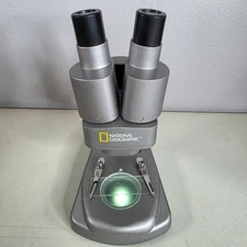 National Geographic Dual Microscope 9" STEM Slide Set Educational Science Tool 
