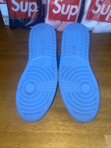 Size 11.5 - Air Jordan 1 Mid University Blue Black Clean AF No Box - Picture 7 of 9