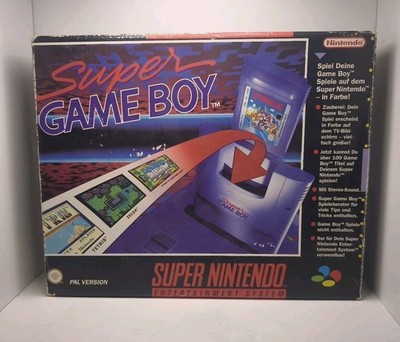 SNES Super Gameboy Adapter in OVP Big Box Super Nintendo ohne Spieleberater