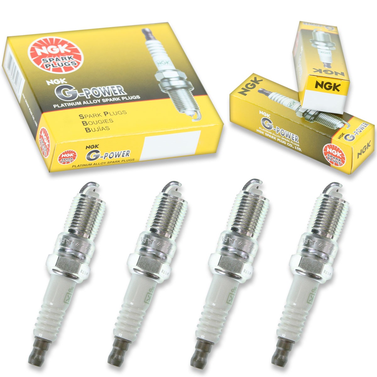 4 pc NGK 5141 TR6GP G-Power Spark Plugs for PT20TT IT20TT HR7DPP30Y kl