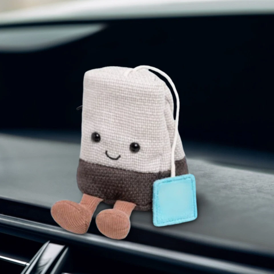 Jelly Cat Amuseables Steepy Tea Bag UK EXCLUSIVE Plush Pillow Brand New 2025 - Image 4 of 4