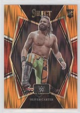 2022 Panini Select WWE Premier Level Orange Flash Prizm Oliver Carter #138 2d8