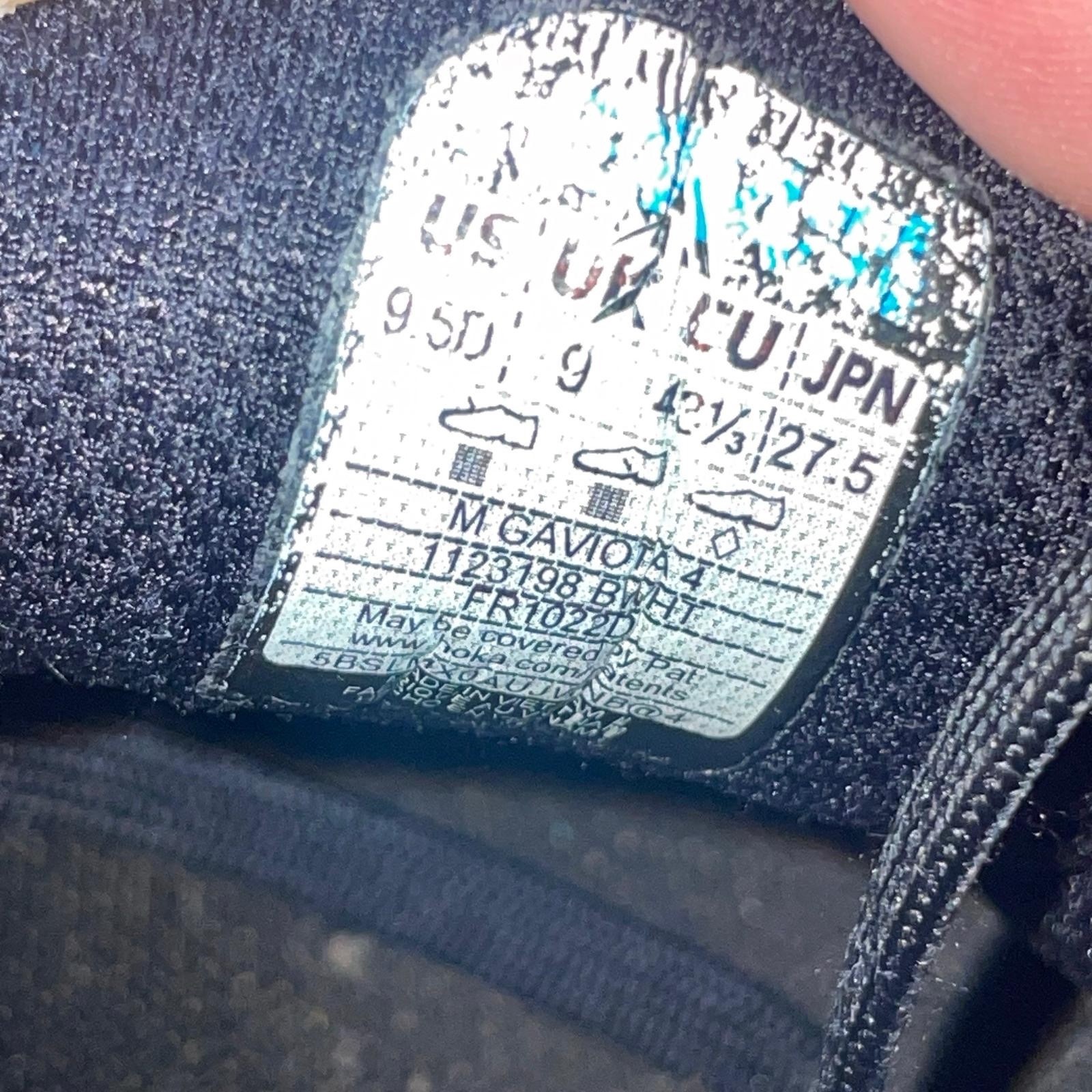 Hoka One One Gaviota 4 1123198-BWHT Sneakers Men’s 9.5 D Black Running Shoes thumbnail 3