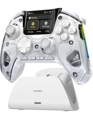 ManbaOne Wireless Gaming Controller For PC/Switch/Android/IOS With LED Station