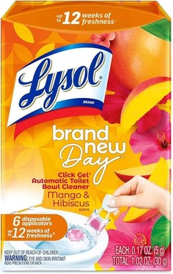 Click Gel Automatic Toilet Bowl Cleaner, Toilet Gel Stamp, Toilet Freshener, Bat