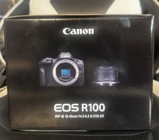 Canon EOS R100 Mirrorless Camera with 18-45mm Lens - Black
