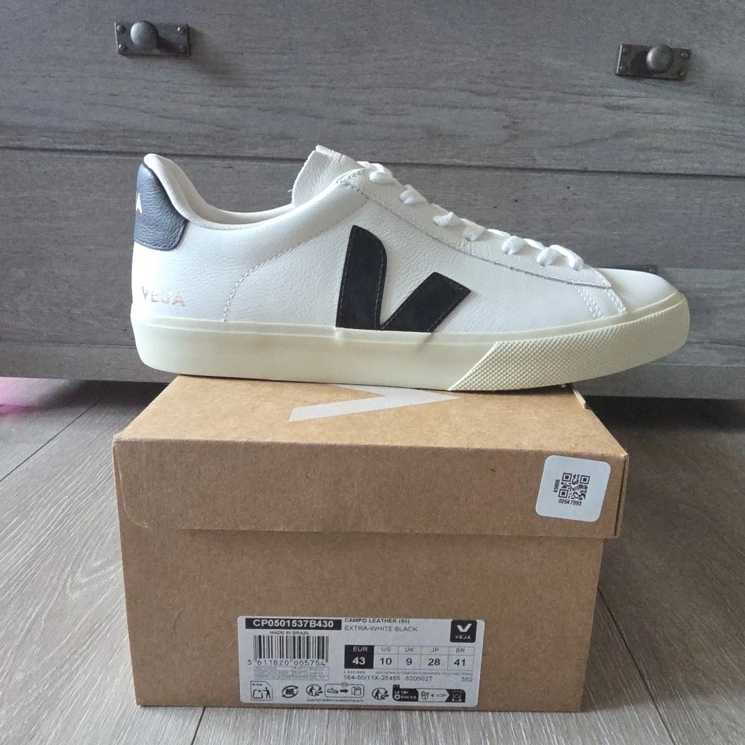 Veja Campo Chromefree Low Black White for sale | eBay