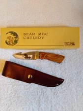 BEAR MGC CUTLERY #244 7-7/8" blade with gut hook.  Wild turkey