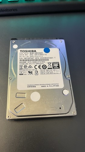 FESTPLATTE TOSHIBA MQ01ABD050V  500GB 5400U/min 8MB CACHE SATA II 2.5'' Zoll