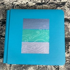 Creative Memories 7x7 Scrapbook Album Ocean Waves Lavender/Blue/Green/Teal