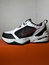 Nike Air Monarch IV Extra Wide 4E White Varsity Red 416355-101 Men's Size 7.5