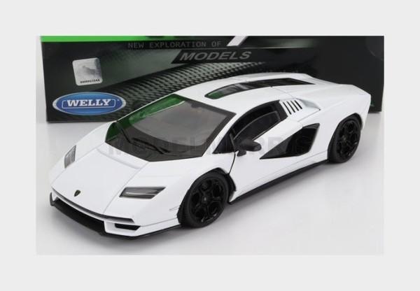 Welly WE24114W Lamborghini Countach Lpi 800-4 2021 Weiß 1/24-image