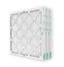 24x24x2 MERV 8 Pleated AC Furnace Air Filters by Mann+Hummel.  3 Pack