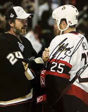 Chris NEIL Signed 8x10 Photo! Ottawa Senators Tough Guy! With Brad May!! W/COA