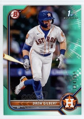 2022 Bowman Draft Aqua 174/199 Drew Gilbert #BD-152 6o3