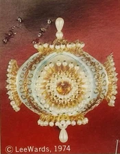 LeeWards 1974 "Jeweled Saturn" Boutique Ornament Kit Art No. 16-47411 (1281) CC*