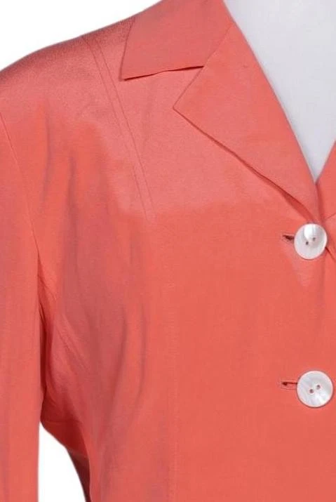 APART Blazer Damen Business Jacke Kostümjacke Gr. 40 Seide Orange #wf6bld3