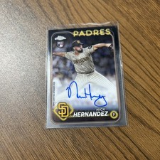 2024 Topps Chrome - Rookie Autographs Nick Hernandez #RA-NH (AU, RC)