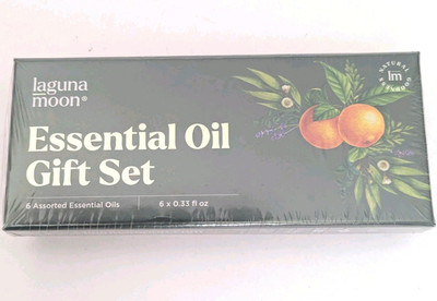 Laguna Moon Essential Oils Gift Set 6 Scents 6 X 0.33 Fl Oz New Lavender Orange